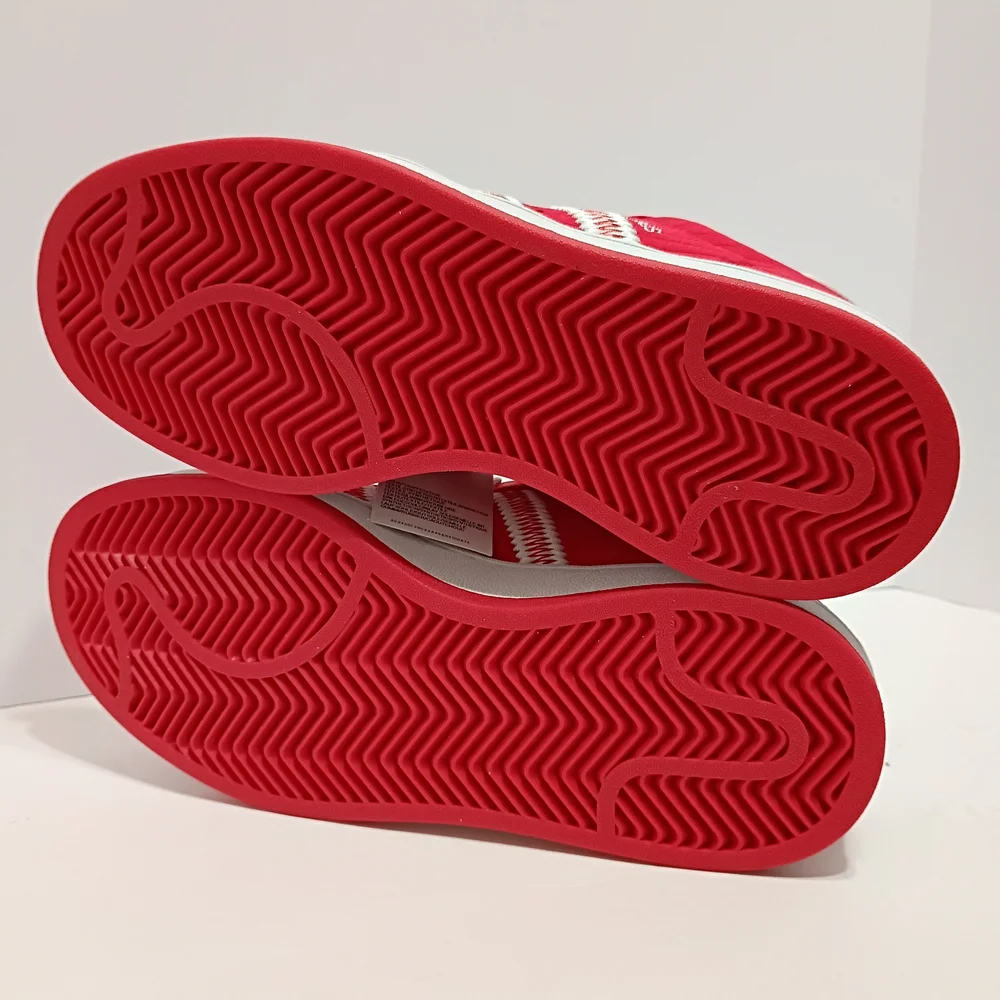 Adidas Campus 00s Red Halo Blush Premium Suede Sneakers - Picture 10 of 14